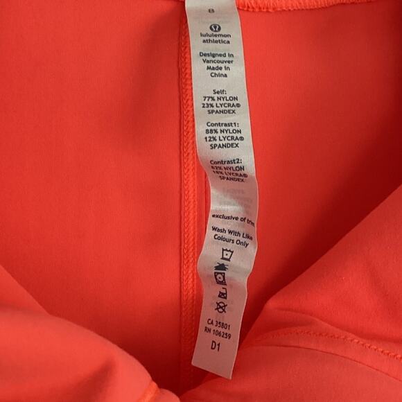 Lululemon Pump It Up Jacket Rocket Orange - Women's Size 8 - Picture 2 of 9